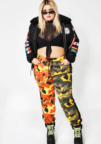 Bomb Baddie Alert Cargo Joggers