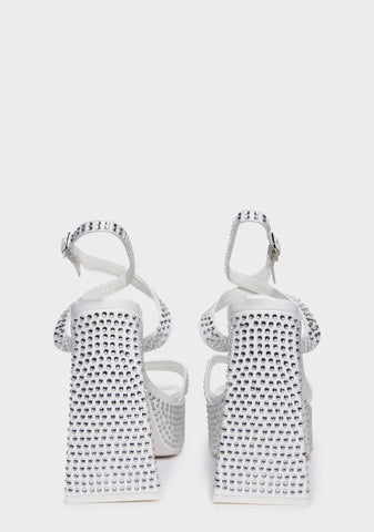 Wide Fit Raquel Platform Heels