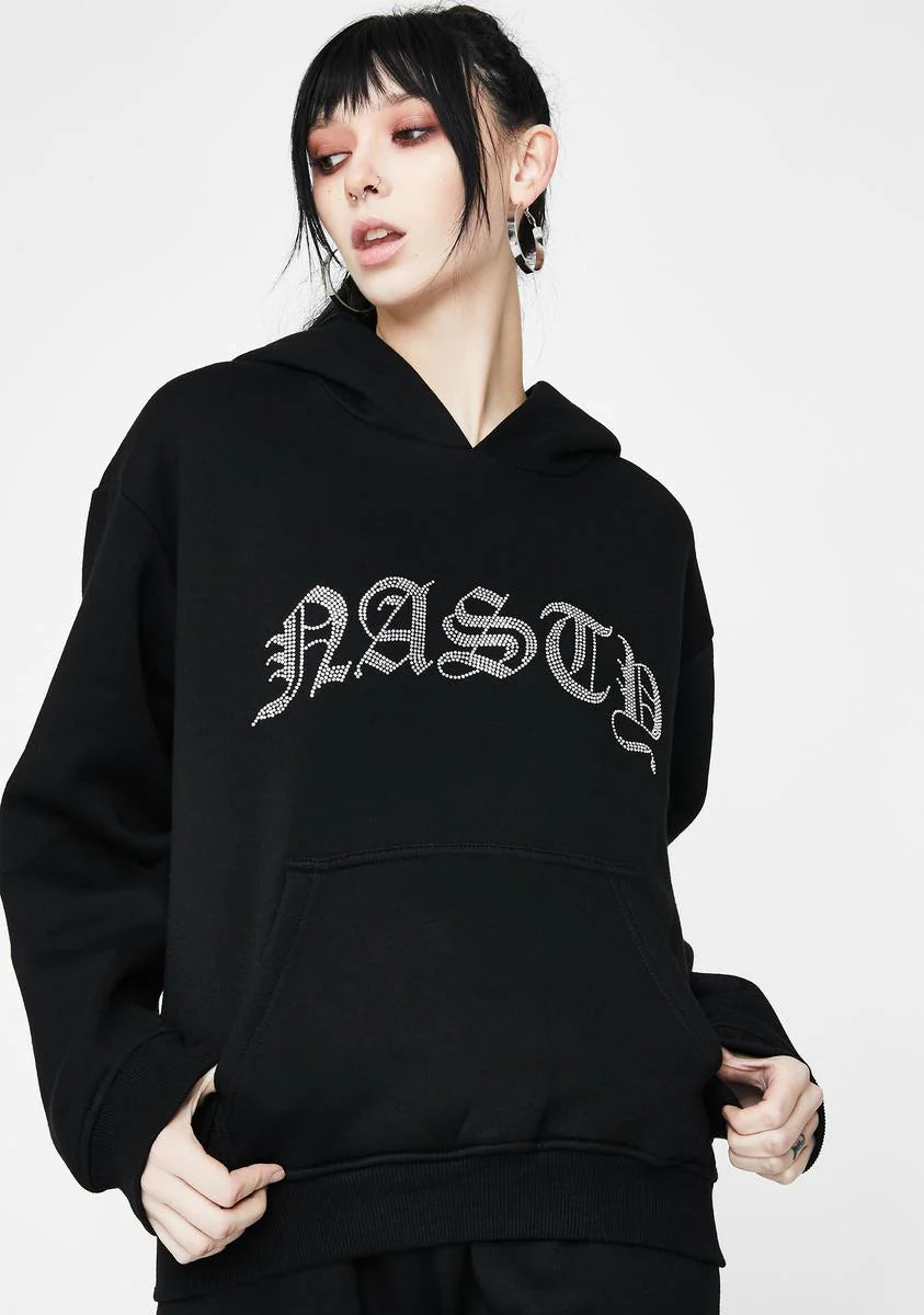 Nasty Rhinestone Hoodie