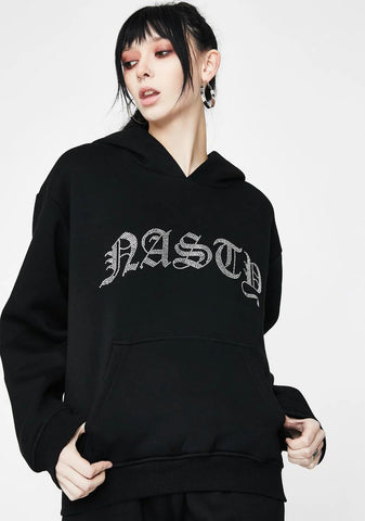 Nasty Rhinestone Hoodie