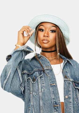 Hidden Stash Denim Bucket Hat