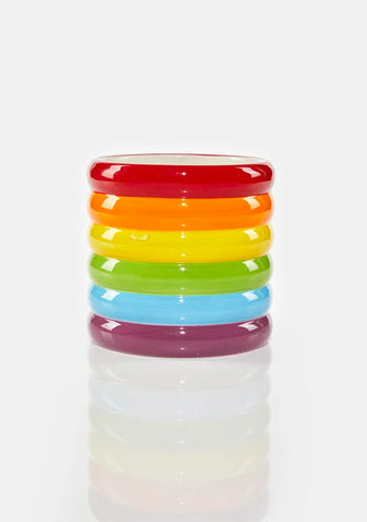 Seeing Growth Rainbow Plant Pot