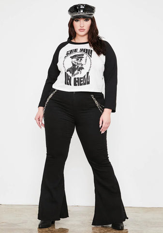 Raging Road To Hell Raglan Tee