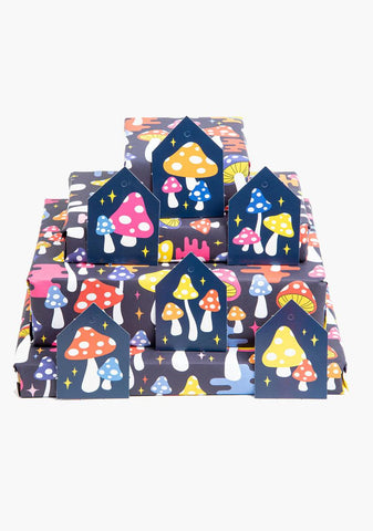 Magic Mushrooms Wrapping Paper