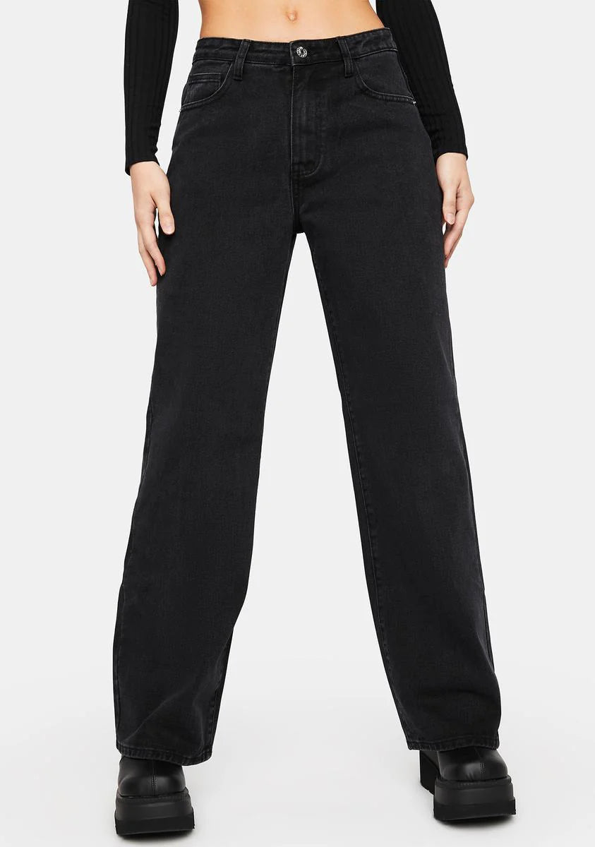 Low Rise Baggy Jeans