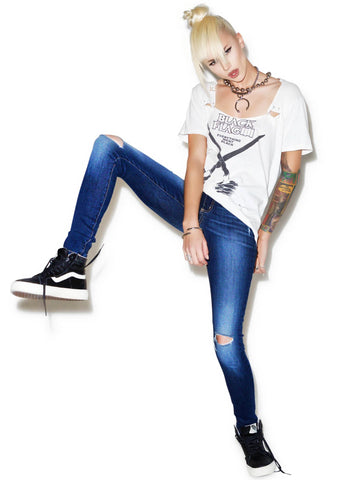 Dylan Distressed Skinny Jeans