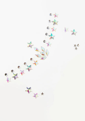 Northern Lights Iridescent Face Gems