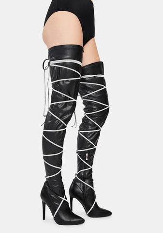 Underworld Stiletto Thigh High Boots