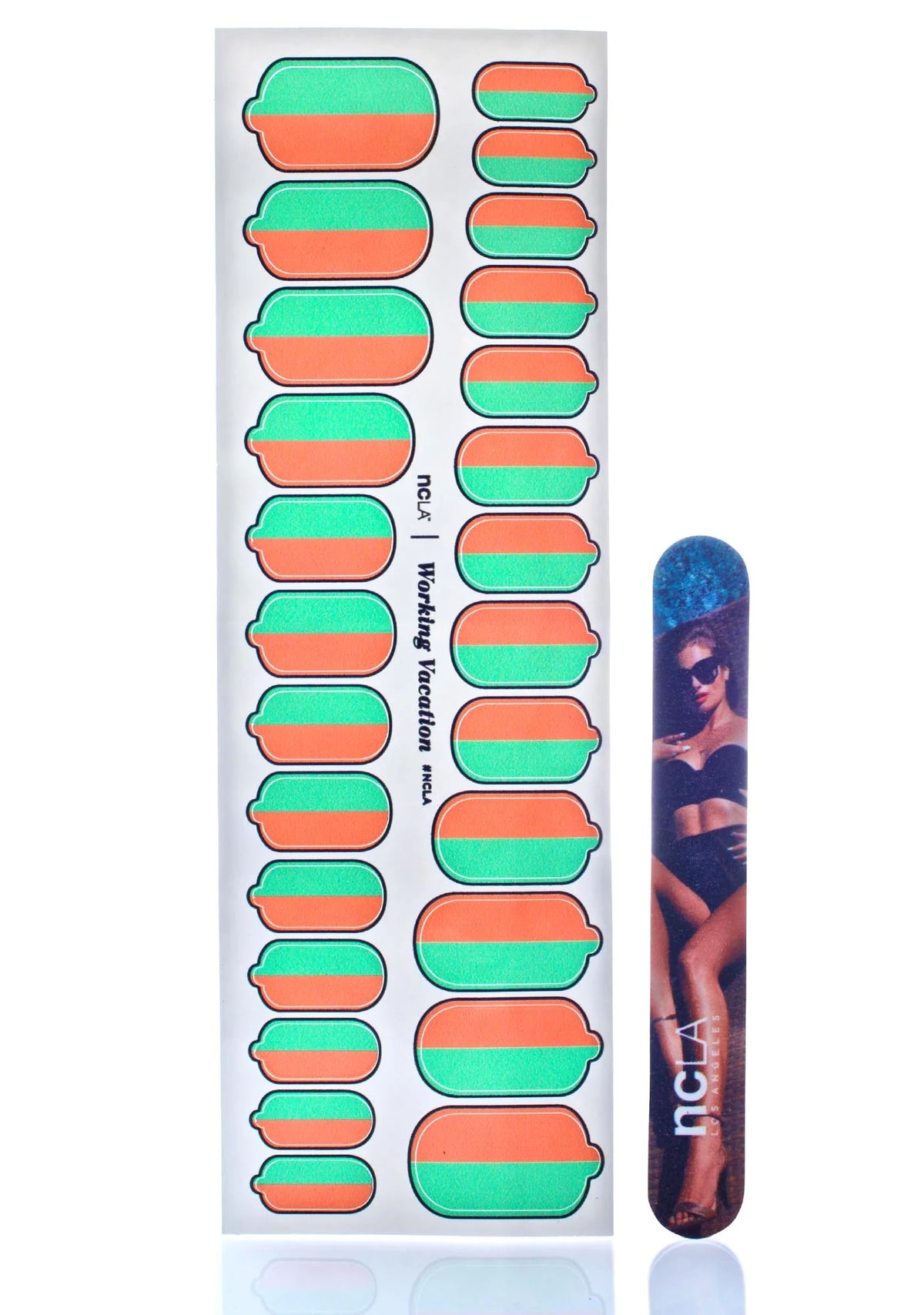 Working Vacation Nail Wraps