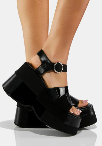 Know I'm Right Platform Sandals