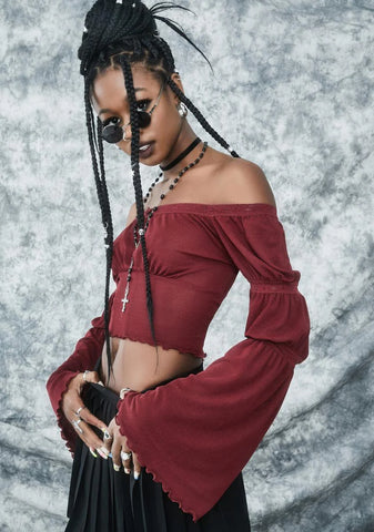 Made You Look Bell Sleeve Top