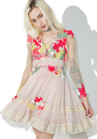 Dew Drop Floral Dress