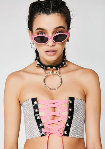 Sugar Stop N' Stare Oval Sunglasses