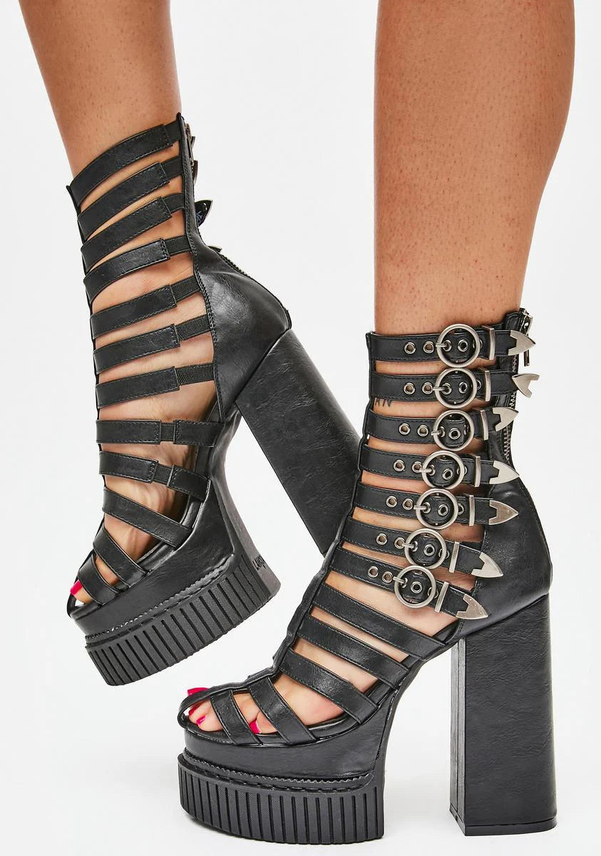 Spine Chilling Platform Heels