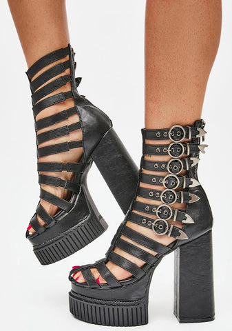 Spine Chilling Platform Heels