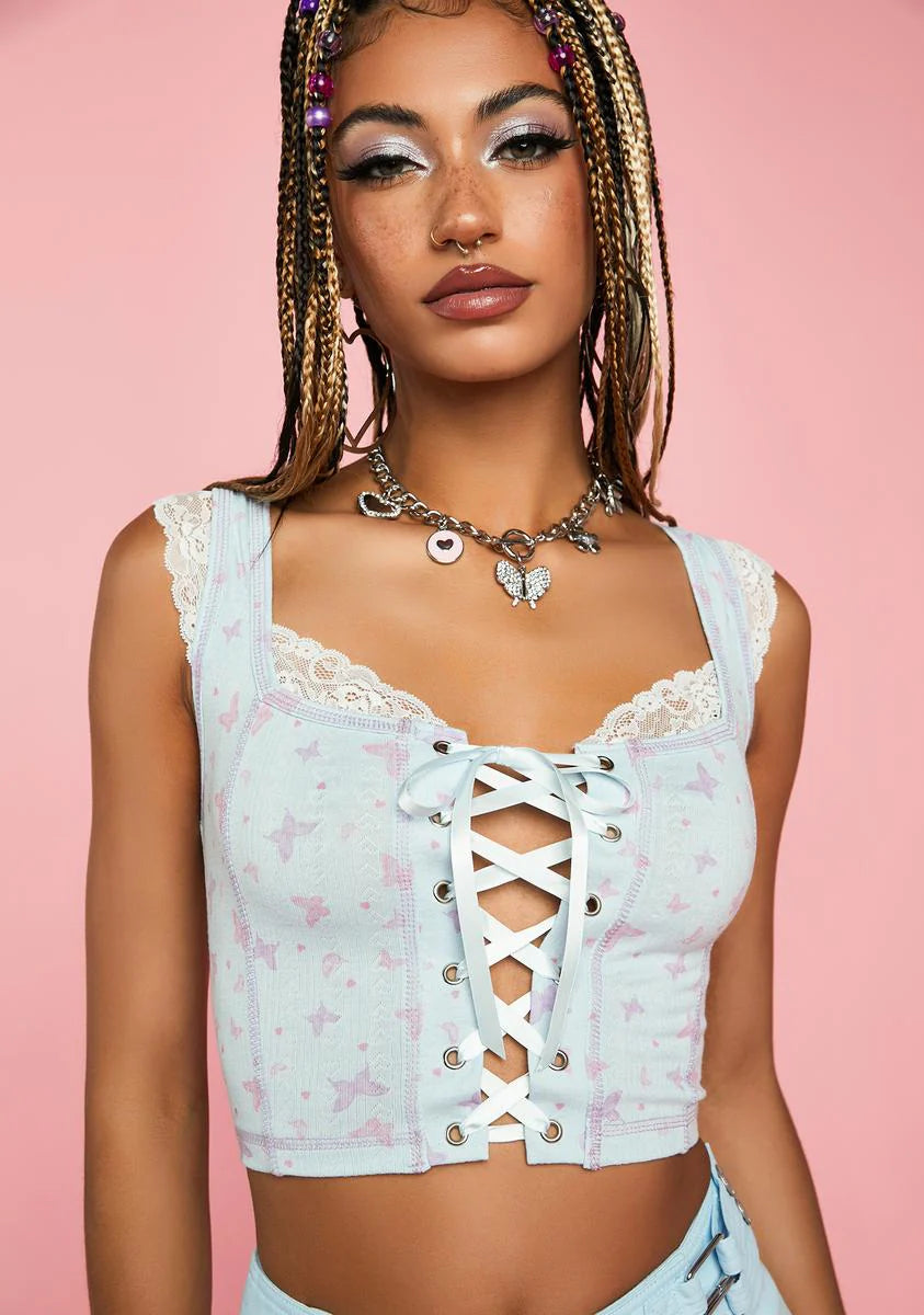 Sky She's A Legacy Bustier Top