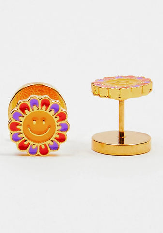 Joyful Feelings Floral Stud Earrings