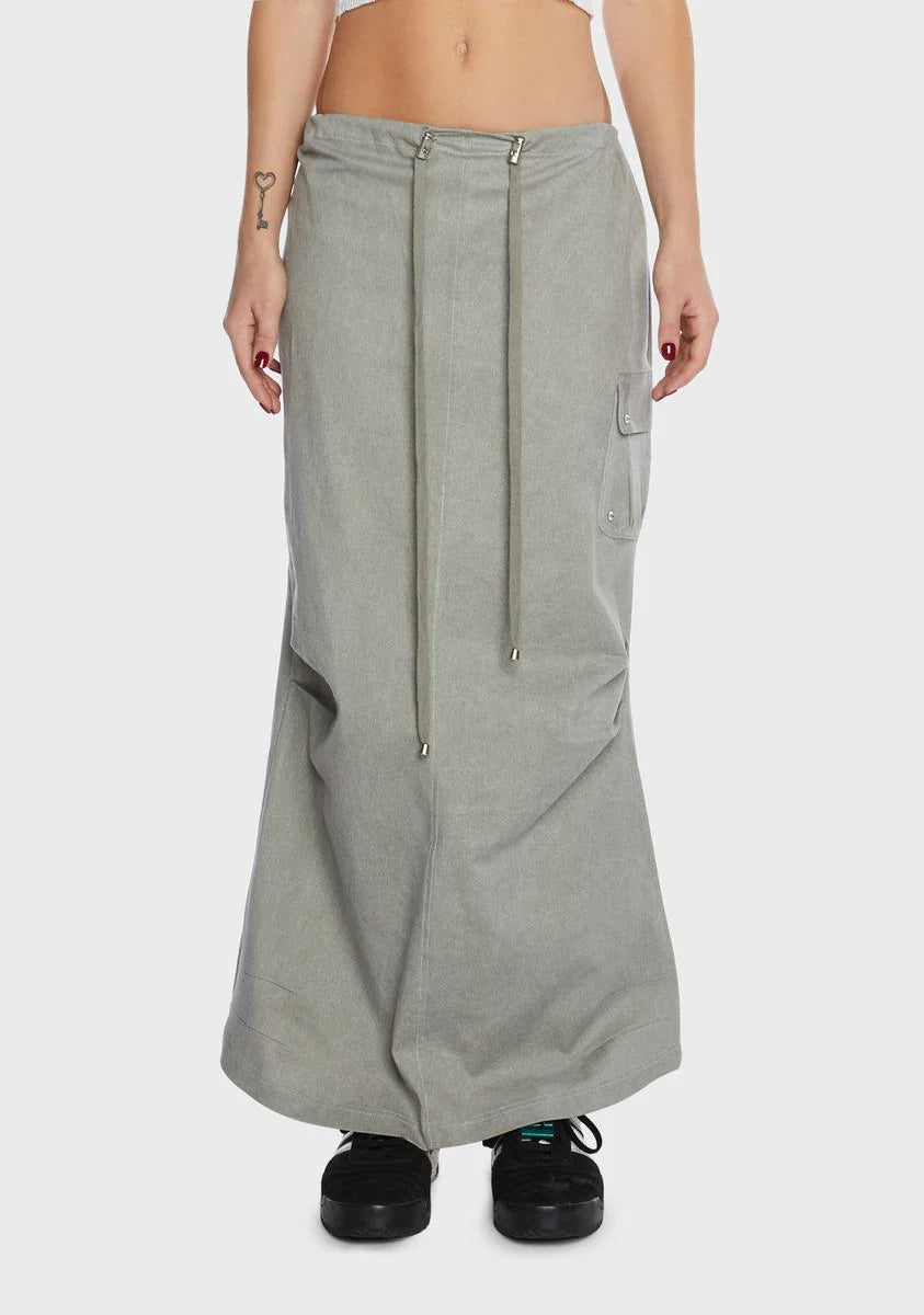 Parachute Maxi Skirt