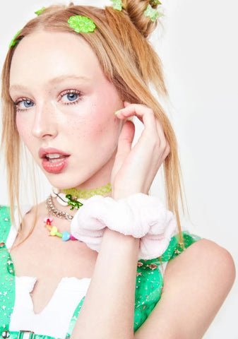 Pink Waterlock Scrunchie