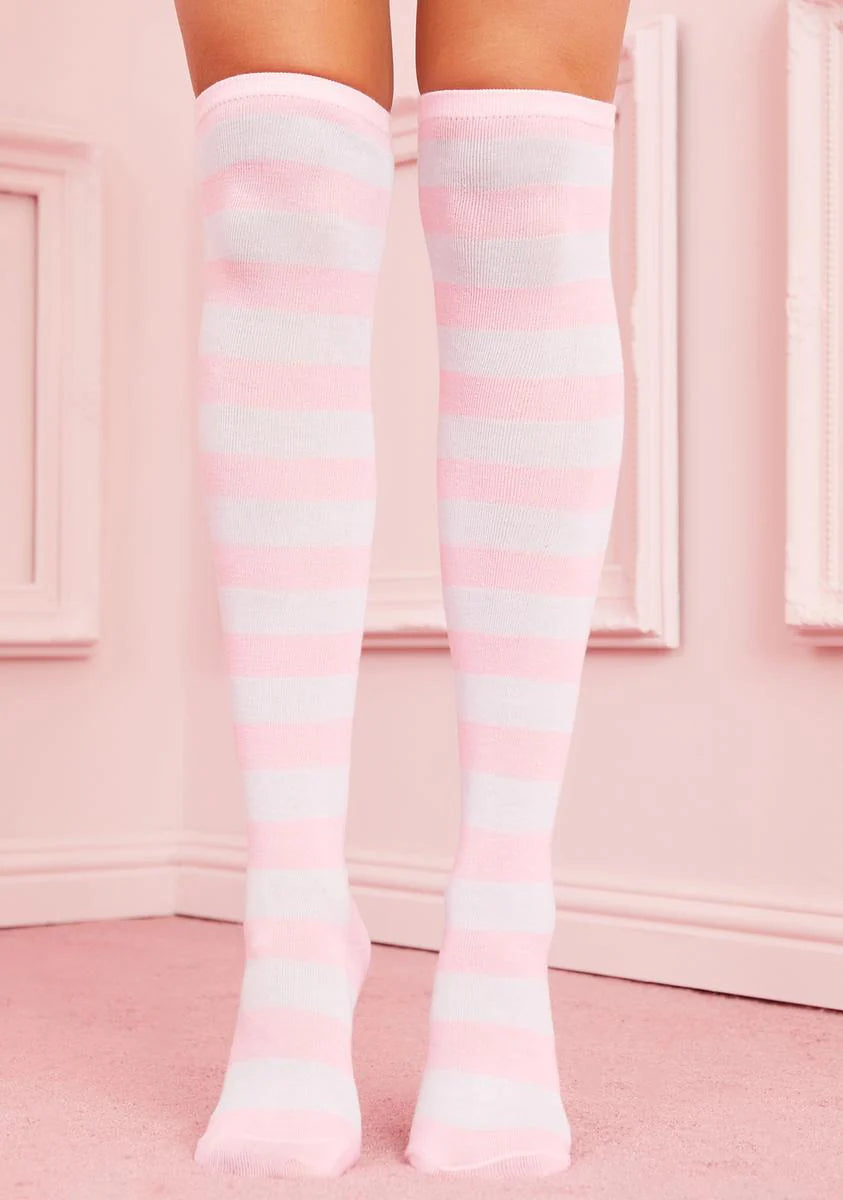 Baby Be My Boo Striped Socks
