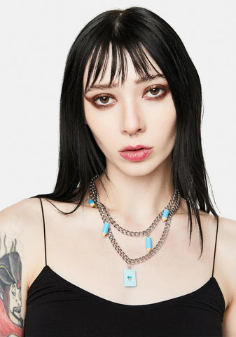 Drawn To U Pencil Charm Necklace