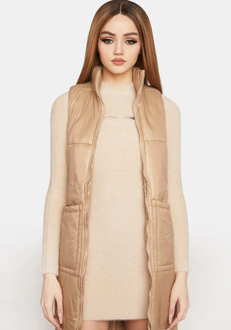 Khaki Keeping Watch Trench Vest