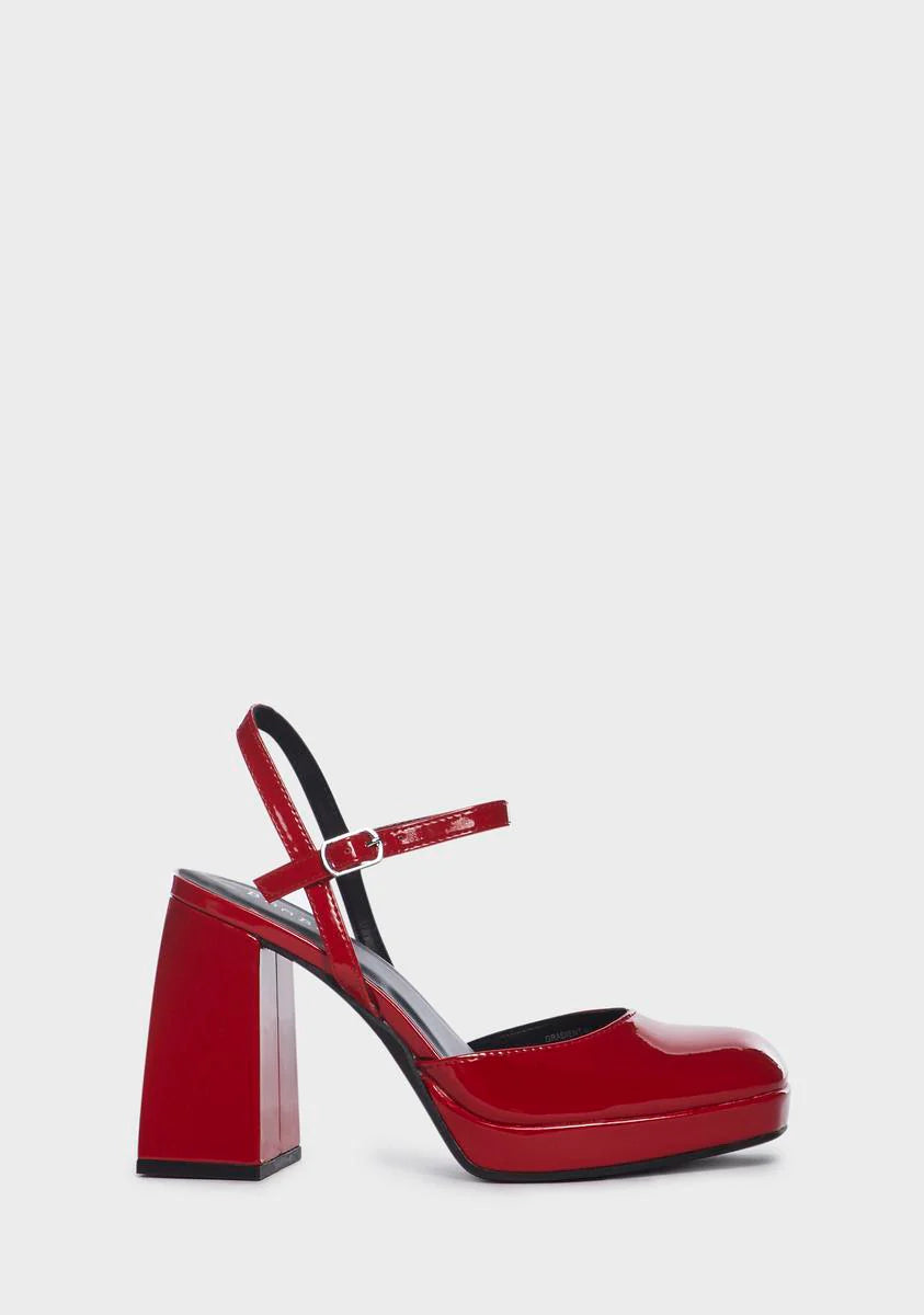 Hot Love Question Block Heels