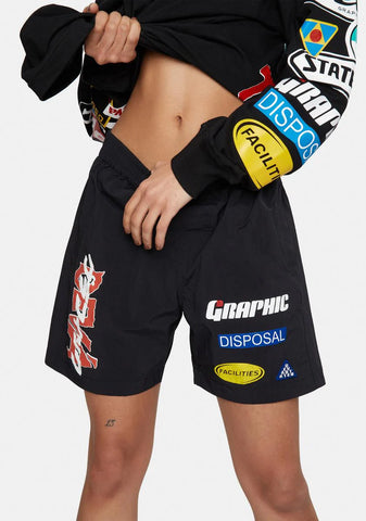 Gurafiku Graphic Shorts