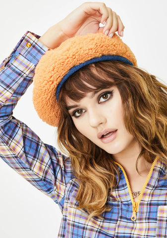 Kiss Goodbye Faux Fur Beret