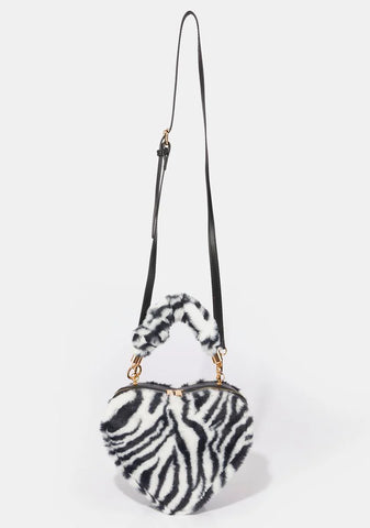 Wild One Fuzzy Handbag