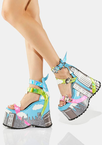 Townsville Takeover Platform Sandals