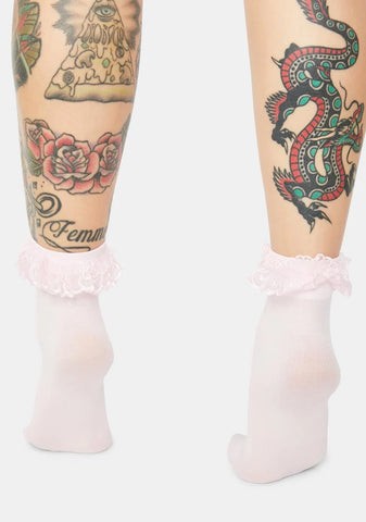 Baby Blushin' Ruffle Socks