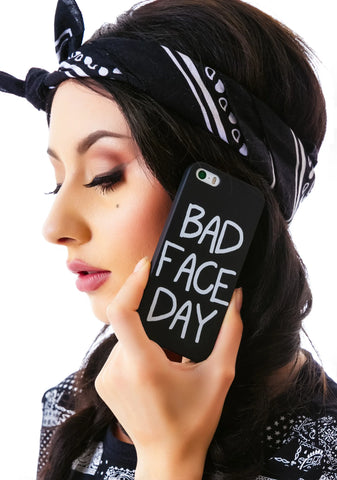 Bad Face Day iPhone 5 Case