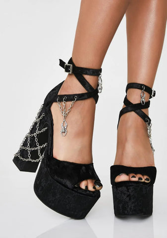 Death Trap Platform Heels