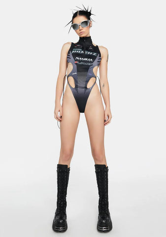 Riderz String Cut-Out Bodysuit