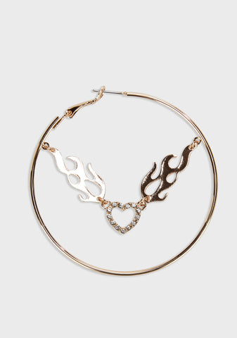 Natural Desires Hoop Earrings