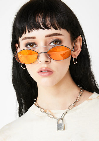 Juicy Stealth Moves Oval Sunglasses