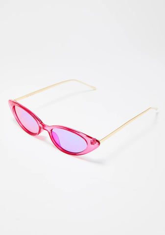 Pink Ladies Cat Eye Sunglasses