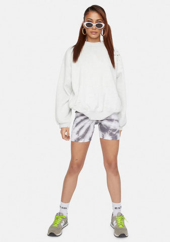 Distressed Crewneck Sweater