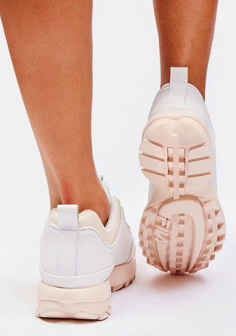 White Gardenia Disruptor Zero Sneakers