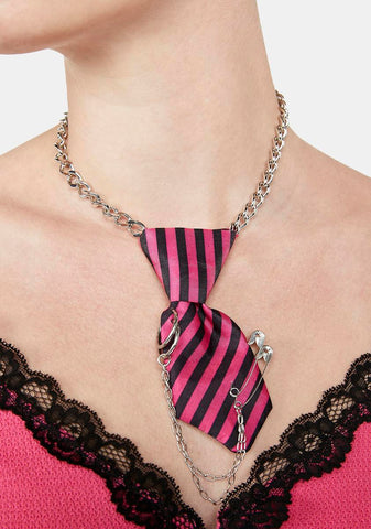 Mind My Business Tie Choker