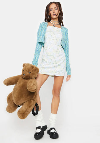 Wash Out Pastel Floral Zhisen Dress