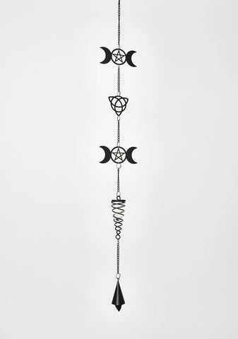 Triple Moon Hanging Wind Chime