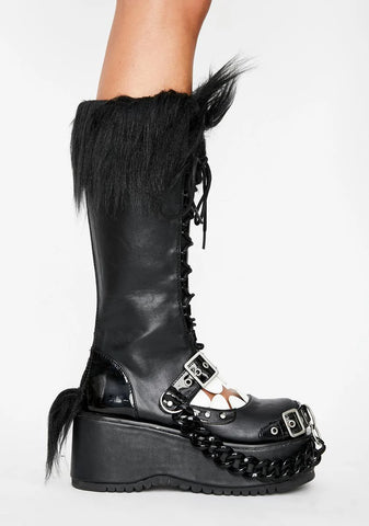 Shadow Lurker Knee High Boots