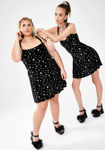 Celebrity Status Velvet Dress