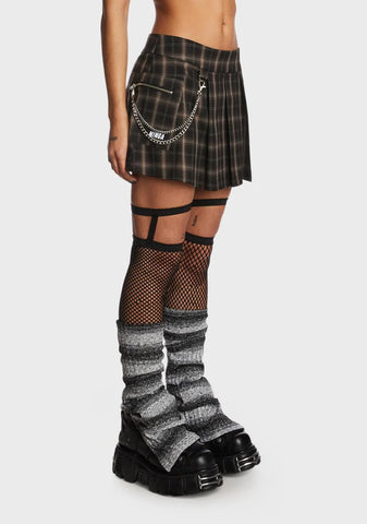 Cheer Plaid Mini Skirt