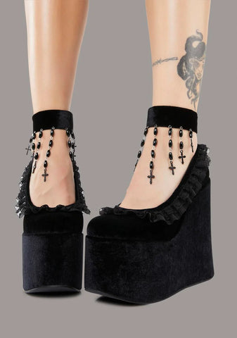 Never Be Silenced Platform Wedges