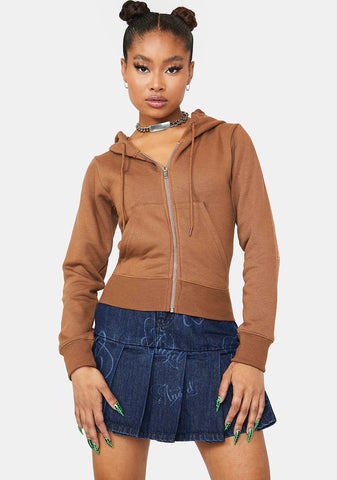 Tribal Hotfix Zip Up Hoodie