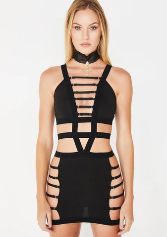 Out Of Line Strappy Dress