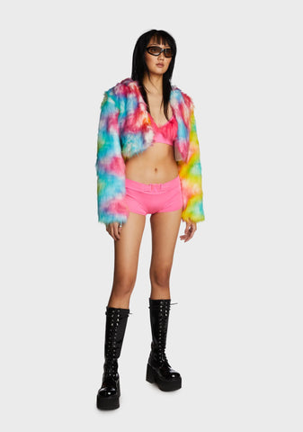 Safety Hotpants - Pink